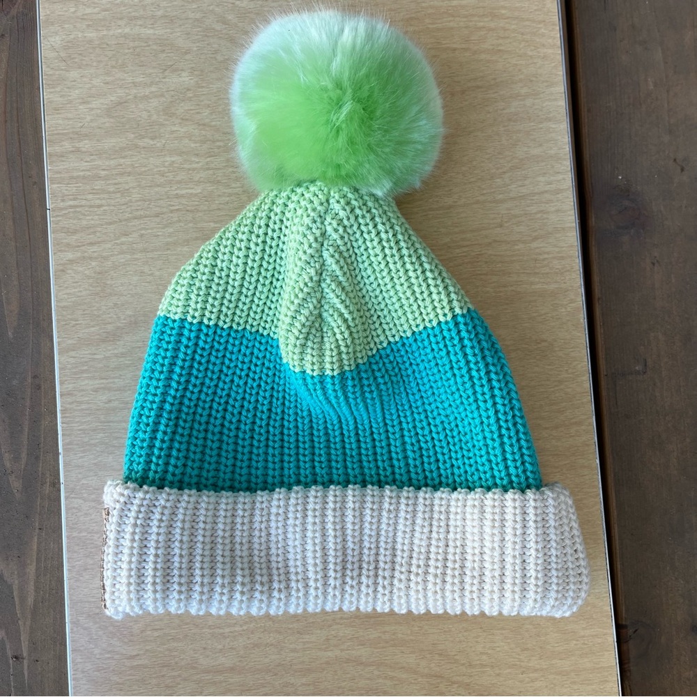 Disney X Love Your Melon Princess Tiana Pom Pom Beanie Knit Hat NWOT OS - Picture 5 of 12